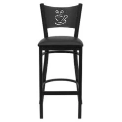 Flash Furniture Black Coffee Back Metal Restaurant Barstool -Flash Furniture Sales Store GUEST 0096ed25 8f38 4adc 8d3b af4a8d579713