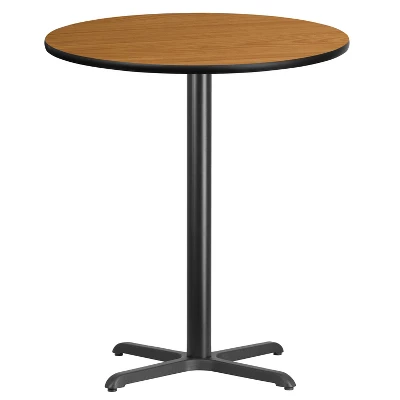 Flash Furniture 36'' Round Laminate Table Top With 30'' X 30'' Bar Height Table Base 5 Flash Furniture 36'' Round Laminate Table Top With 30'' X 30'' Bar Height Table Base - Image 5