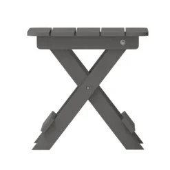 Flash Furniture Halifax Outdoor Folding Side Table, Portable All-Weather HDPE Adirondack Side Table -Flash Furniture Sales Store GUEST 013d59be 1b54 4c4e b493 a4bbfcf7d994