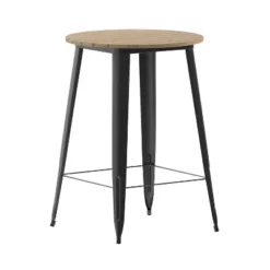 Flash Furniture Declan Commercial Indoor/Outdoor Bar Top Table, 30" Round All Weather Poly Resin Top With Steel Base -Flash Furniture Sales Store GUEST 029e9fd4 3259 47c1 bb9a eeb3a2810eb9