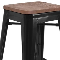 Flash Furniture 30" High Backless Metal Barstool With Square Wood Seat -Flash Furniture Sales Store GUEST 03ab7b6e b65a 44ba bfe5 188e14516eea