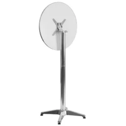 Flash Furniture Mellie 23.25" Round Aluminum Indoor-Outdoor Bar Height Table With Flip-Up Table -Flash Furniture Sales Store GUEST 03b4191c 2e99 42e7 b20f d5ae5ec6d1e3 1