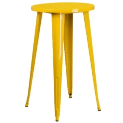 Flash Furniture Commercial Grade 24" Round Metal Indoor-Outdoor Bar Height Table -Flash Furniture Sales Store GUEST 050a79ab f662 48f9 9779 d14907fee457