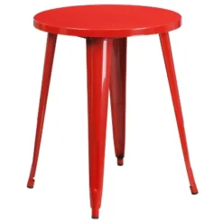 Flash Furniture Commercial Grade 24" Round Metal Indoor-Outdoor Table -Flash Furniture Sales Store GUEST 05e58262 7e1b 48aa 98d4 2dde36db73a8