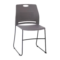 Flash Furniture HERCULES Series Commercial Grade 660 Lb. Capacity Plastic Stack Chair With Powder Coated Sled Base Frame And Integrated Carrying Handle -Flash Furniture Sales Store GUEST 060d8a3e 66ea 41a8 a0bf 87748f4b5a03