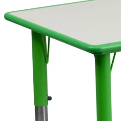 Flash Furniture 23.625"W X 47.25"L Rectangular Plastic Height Adjustable Activity Table -Flash Furniture Sales Store GUEST 0672bb01 5201 400b bd1a 7ebe025b1a5d