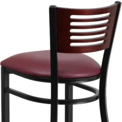 Flash Furniture Black Decorative Slat Back Metal Restaurant Barstool -Flash Furniture Sales Store GUEST 06d712a9 5e12 4011 83c9 93d5e512fc0b