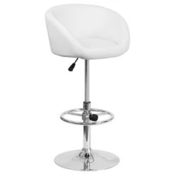 Flash Furniture Contemporary Adjustable Height Barstool With Barrel Back And Chrome Base -Flash Furniture Sales Store GUEST 0972aba5 2bc6 46e4 94f4 d382992ba981