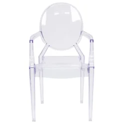 Flash Furniture Ghost Chair With Arms In Transparent Crystal -Flash Furniture Sales Store GUEST 099fc372 0b48 40e9 87b7 b79ea0205743