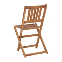 Flash Furniture Indoor/Outdoor Acacia Wood Folding Table And 2 Chair Bistro Set In Natural -Flash Furniture Sales Store GUEST 09eb27b5 ab78 4bdb 91d6 5ef586563f3c