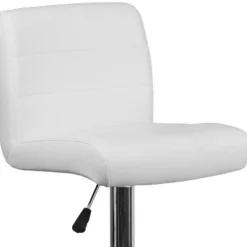 Flash Furniture Contemporary Vinyl Adjustable Height Barstool With Rolled Seat And Chrome Base -Flash Furniture Sales Store GUEST 0a083a09 7479 4282 aca0 c5a627a609d6