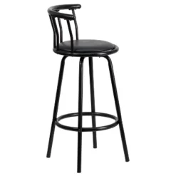 Flash Furniture Crown Back Black Metal Barstool With Black Vinyl Swivel Seat 18 Flash Furniture Crown Back Black Metal Barstool With Black Vinyl Swivel Seat -Flash Furniture Sales Store GUEST 0b3eb3c4 bdeb 4d6c 94a1 2203f802878a