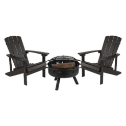 Flash Furniture 3 Piece Charlestown Poly Resin Wood Adirondack Chair Set With Fire Pit - Star And Moon Fire Pit With Mesh Cover 23 Flash Furniture 3 Piece Charlestown Poly Resin Wood Adirondack Chair Set With Fire Pit - Star And Moon Fire Pit With Mesh Cover -Flash Furniture Sales Store GUEST 0b43c147 6e55 4842 96c6 9312a14a10ea