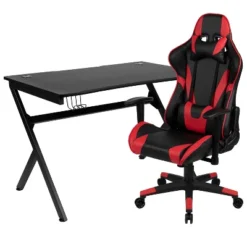 Flash Furniture Gaming Desk And Reclining Gaming Chair Set With Cup Holder, Headphone Hook & 2 Wire Management Holes -Flash Furniture Sales Store GUEST 0b74ba46 4ebe 48e7 9b1e 9284656bc862