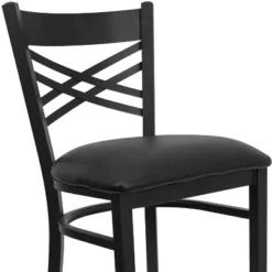 Flash Furniture Black ''X'' Back Metal Restaurant Barstool -Flash Furniture Sales Store GUEST 0c3275f5 81b4 4678 93a9 3f487db0b5ba