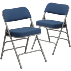 Flash Furniture 2 Pack HERCULES Series Premium Curved Triple Braced & Hinged Fabric Upholstered Metal Folding Chair -Flash Furniture Sales Store GUEST 0deb1b33 2f81 4128 b6eb 272d882f9143