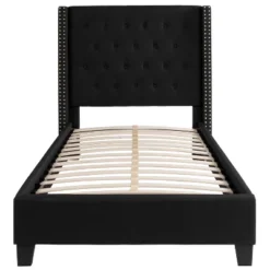 Flash Furniture Riverdale Twin Size Tufted Upholstered Platform Bed In Black Fabric -Flash Furniture Sales Store GUEST 0e48042a 3d88 49f6 8647 0270845b466a
