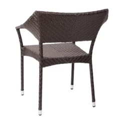 Flash Furniture Jace Set Of 2 Commercial Grade Stacking Patio Chairs, All Weather PE Rattan Wicker Patio Dining Chairs -Flash Furniture Sales Store GUEST 0e6b40d5 c940 4540 8f22 0884130211c7