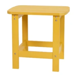 Flash Furniture Charlestown All-Weather Poly Resin Wood Commercial Grade Adirondack Side Table -Flash Furniture Sales Store GUEST 0e816ee0 3c01 45ac a9f7 e6f5eb7ecc46
