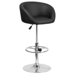 Flash Furniture Contemporary Adjustable Height Barstool With Barrel Back And Chrome Base -Flash Furniture Sales Store GUEST 0ed7b0b9 febe 416b a964 9c080ef736af
