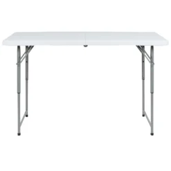 Flash Furniture 4-Foot Height Adjustable Bi-Fold Granite White Plastic Folding Table 16 Flash Furniture 4-Foot Height Adjustable Bi-Fold Granite White Plastic Folding Table -Flash Furniture Sales Store GUEST 11013217 43e3 4629 b70e 56c7981825d5