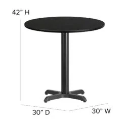 Flash Furniture 30'' Round Laminate Table Set With X-Base And 4 Ladder Back Metal Barstools -Flash Furniture Sales Store GUEST 119624d0 22f0 43b7 bf77 43ff79a48551