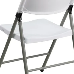 Flash Furniture HERCULES Series White Plastic Folding Chairs | Set Of 2 Lightweight Folding Chairs With Gray Frame -Flash Furniture Sales Store GUEST 11d098ee fde2 4656 86c4 6d374a4ad0ae