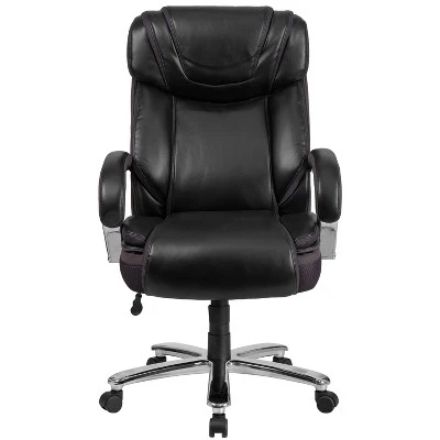 Flash Furniture HERCULES Series Big & Tall 500 Lb. Rated LeatherSoft Executive Swivel Ergonomic Office Chair With Extra Wide Seat 8 Flash Furniture HERCULES Series Big & Tall 500 Lb. Rated LeatherSoft Executive Swivel Ergonomic Office Chair With Extra Wide Seat - Image 8