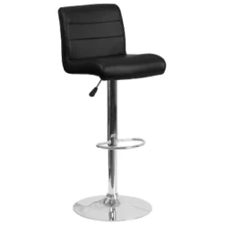 Flash Furniture Contemporary Vinyl Adjustable Height Barstool With Rolled Seat And Chrome Base -Flash Furniture Sales Store GUEST 1590e66e 1bc7 4344 a7f5 adf815e67939