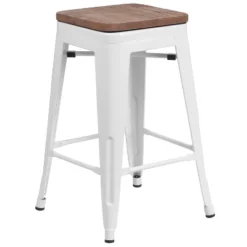 Flash Furniture 24" High Backless Metal Counter Height Stool With Square Wood Seat 29 Flash Furniture 24" High Backless Metal Counter Height Stool With Square Wood Seat -Flash Furniture Sales Store GUEST 187d7199 9d41 4c7f ab7a 5b6fc3d1afbb