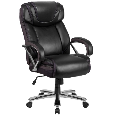 Flash Furniture HERCULES Series Big & Tall 500 Lb. Rated LeatherSoft Executive Swivel Ergonomic Office Chair With Extra Wide Seat 10 Flash Furniture HERCULES Series Big & Tall 500 Lb. Rated LeatherSoft Executive Swivel Ergonomic Office Chair With Extra Wide Seat - Image 10