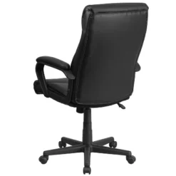 Flash Furniture Raya High Back Black LeatherSoft Executive Swivel Office Chair With Slight Mesh Accent And Arms -Flash Furniture Sales Store GUEST 18a80ea5 9116 4ff9 9c2b 1d1441efe8f0