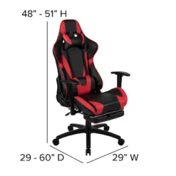 Flash Furniture X30 Gaming Chair Racing Office Ergonomic Computer Chair With Fully Reclining Back And Slide-Out Footrest In Red LeatherSoft 19 Flash Furniture X30 Gaming Chair Racing Office Ergonomic Computer Chair With Fully Reclining Back And Slide-Out Footrest In Red LeatherSoft -Flash Furniture Sales Store GUEST 1af28137 01bd 4225 84f4 78d39eb9e2ab