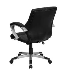Flash Furniture Bodie Mid-Back Black LeatherSoft Contemporary Swivel Manager's Office Chair With Arms 9 Flash Furniture Bodie Mid-Back Black LeatherSoft Contemporary Swivel Manager's Office Chair With Arms -Flash Furniture Sales Store GUEST 1c47d9dd 72f1 4fb3 8259 efd9ab376705
