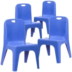 Flash Furniture 4 Pack Plastic Stackable School Chair With Carrying Handle And 11'' Seat Height -Flash Furniture Sales Store GUEST 1fcc188f 34a6 4d4a a9ce d3cb3924774f