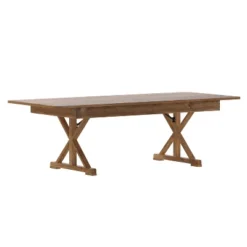 Flash Furniture HERCULES 8' X 40" Rectangular Solid Pine Folding Farm Table With X Legs 27 Flash Furniture HERCULES 8' X 40" Rectangular Solid Pine Folding Farm Table With X Legs -Flash Furniture Sales Store GUEST 24746d90 402f 429d b21b f20cd59d9cd9