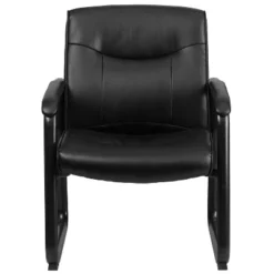 HERCULES Series 500 Lb. Capacity Big & Tall Black Leather Executive Side Chair With Sled Base - Flash Furniture 5 HERCULES Series 500 Lb. Capacity Big & Tall Black Leather Executive Side Chair With Sled Base - Flash Furniture -Flash Furniture Sales Store GUEST 24e61e53 5069 4d8d a00e ae7acce942de
