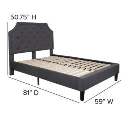 Flash Furniture Brighton Arched Tufted Upholstered Platform Bed -Flash Furniture Sales Store GUEST 26085441 bb66 4cb7 a9d2 adcf94aeb00f