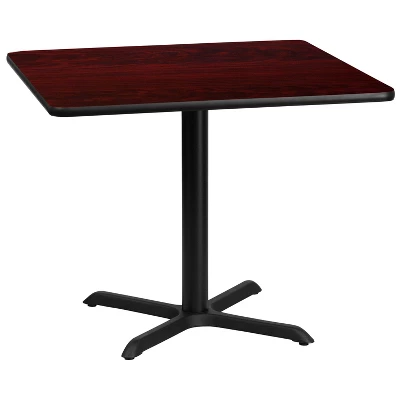 Flash Furniture 36'' Square Laminate Table Top With 30'' X 30'' Table Height Base 2 Flash Furniture 36'' Square Laminate Table Top With 30'' X 30'' Table Height Base - Image 2