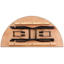 Flash Furniture 4-Foot Half-Round Wood Folding Banquet Table -Flash Furniture Sales Store GUEST 29e863e8 9b8f 40fb bb20 1c4bc903ab00