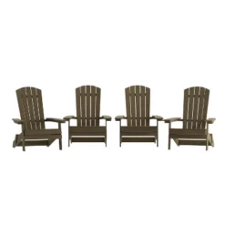 Flash Furniture Set Of 4 Charlestown All-Weather Poly Resin Folding Adirondack Chair -Flash Furniture Sales Store GUEST 2b7b6952 f82a 425a a58b 86b4ff768763