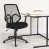 Flash Furniture Salerno Series High Back Black Mesh Office Chair With Arms