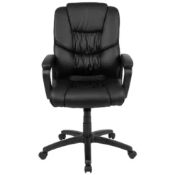 Flash Furniture Flash Fundamentals Big & Tall 400 Lb. Rated LeatherSoft Swivel Office Chair With Padded Arms -Flash Furniture Sales Store GUEST 2d06a2b6 27fd 46b7 b861 cafad6b493af