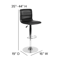 Flash Furniture Modern Vinyl Adjustable Height Barstool With Horizontal Stitch Back 24 Flash Furniture Modern Vinyl Adjustable Height Barstool With Horizontal Stitch Back -Flash Furniture Sales Store GUEST 2e8a48ef 4ab1 4ec7 a084 b1f9d0abed78
