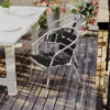 Flash Furniture Lila Aluminum Commercial Indoor-Outdoor Restaurant Stack Chair With Triple Slat Faux Teak Back