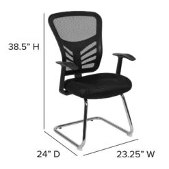 Flash Furniture Black Mesh Side Reception Chair With Chrome Sled Base -Flash Furniture Sales Store GUEST 2fbbc613 6859 4405 9ccd 8779b0b39cd3