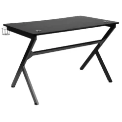 Flash Furniture Gaming Desk 45.25" X 29" Computer Table Gamer Workstation With Headphone Holder And 2 Cable Management Holes -Flash Furniture Sales Store GUEST 3128ea5b 3901 46e6 9d62 c9c7d70888b3