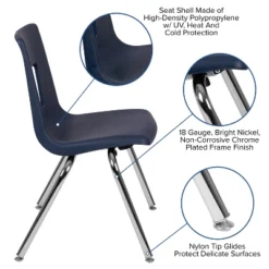 Flash Furniture Advantage Student Stack School Chair - 16-inch -Flash Furniture Sales Store GUEST 31791651 f0cf 4b81 a707 c15bf8719b8a