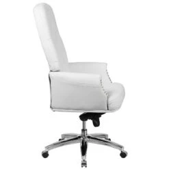 Flash Furniture High Back Traditional Tufted White LeatherSoft Multifunction Executive Swivel Ergonomic Office Chair With Arms -Flash Furniture Sales Store GUEST 31896471 a9a8 4011 bf25 9f1f9c24eb22