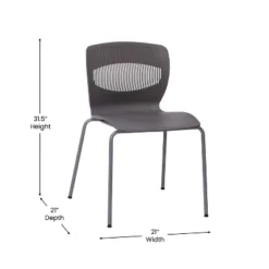 Flash Furniture HERCULES Series Commercial Grade 770 Lb. Capacity Ergonomic Stack Chair With Lumbar Support And Steel Frame -Flash Furniture Sales Store GUEST 32fadb03 4cc4 4f1e 80b1 a1c794a14553 1
